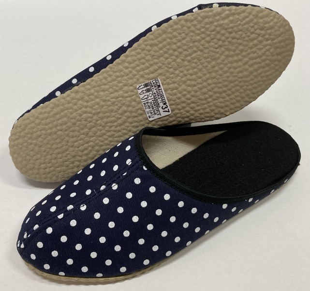 PANTOFLE DAMSKIE PŁASKIE NR; 35-42 [BJ0003/00] W GROCHY