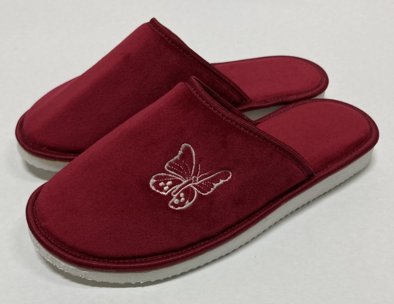 BJ0000/01 PIANKA EVA HARD NR 36-42 MOTYLEK BORDO