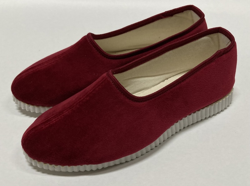 BJ00017/00 NR:36-41 OBUWIE PEŁNA PIETA BORDO WELUR PIANKA EVA HARD
